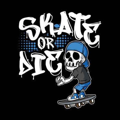 Skate Or Die Skater Gifts Skateboard Tapestry Official Skateboard Merch