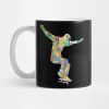 Skateboard Art Print Watercolor Painting Gift Draw Mug Official Skateboard Merch