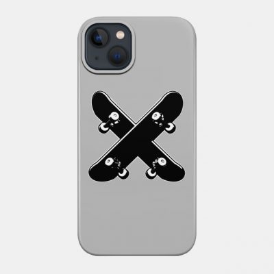 Crossed Skateboards Phone Case Official Skateboard Merch