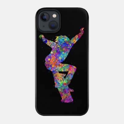 Skate Girl Watercolor Art Phone Case Official Skateboard Merch