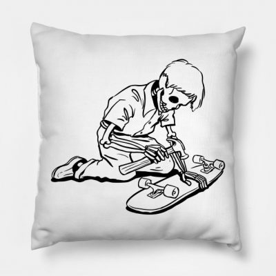 Skateboard Maker Throw Pillow Official Skateboard Merch