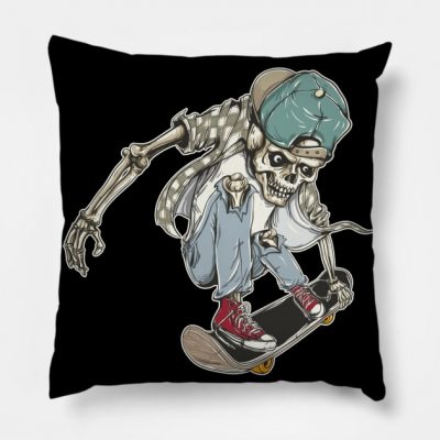 Skateboard Mania Throw Pillow Official Skateboard Merch