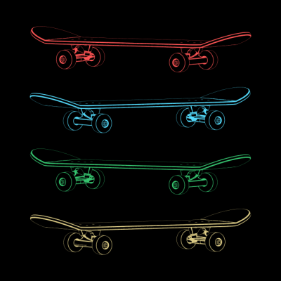 Four Skateboards Pin Official Skateboard Merch