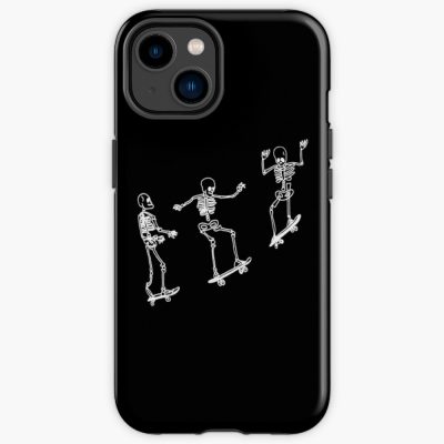 Funny Skeleton Skateboard Iphone Case Official Skateboard Merch