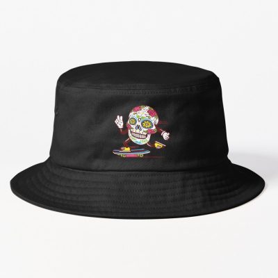 Skateboard Flower Bucket Hat Official Skateboard Merch