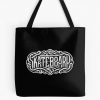 Monochrome Skateboard Elegance Tote Bag Official Skateboard Merch