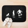 Crawl Walk Skate, Skateboard, Extreme Sport Bath Mat Official Skateboard Merch