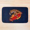 Red Skateboard Bath Mat Official Skateboard Merch