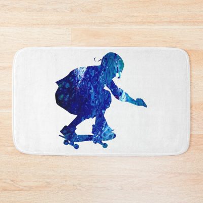 Skateboarder Bath Mat Official Skateboard Merch