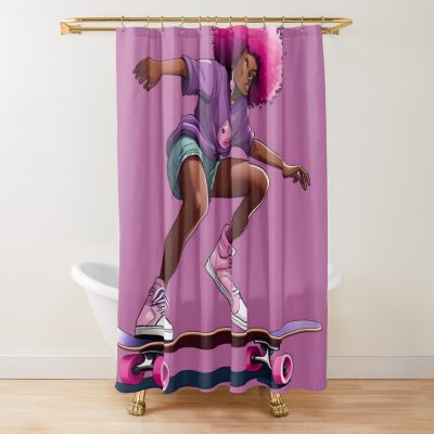 Skater Shower Curtain Official Skateboard Merch